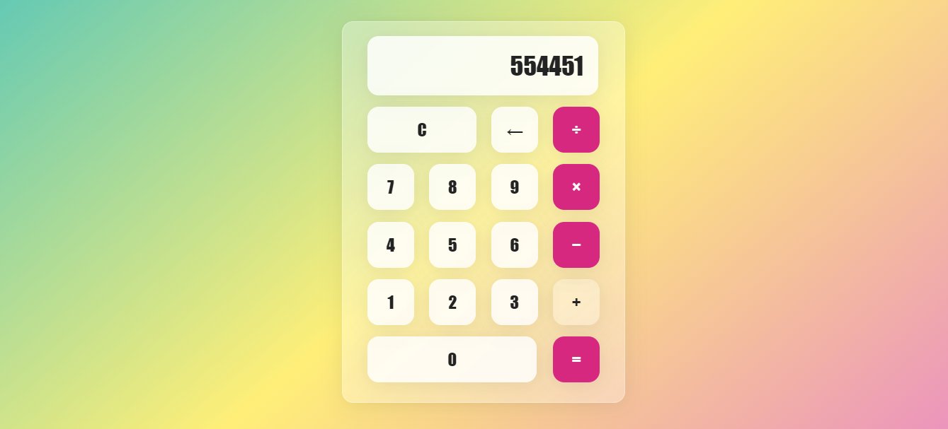 Aperçu calculatrice