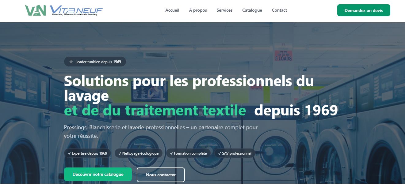 VitaNeuf — site vitrine